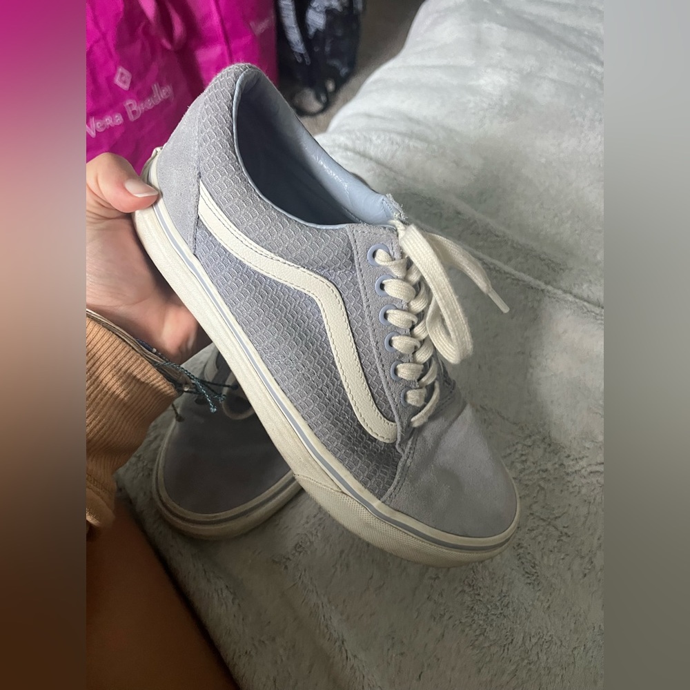 blue suede vans